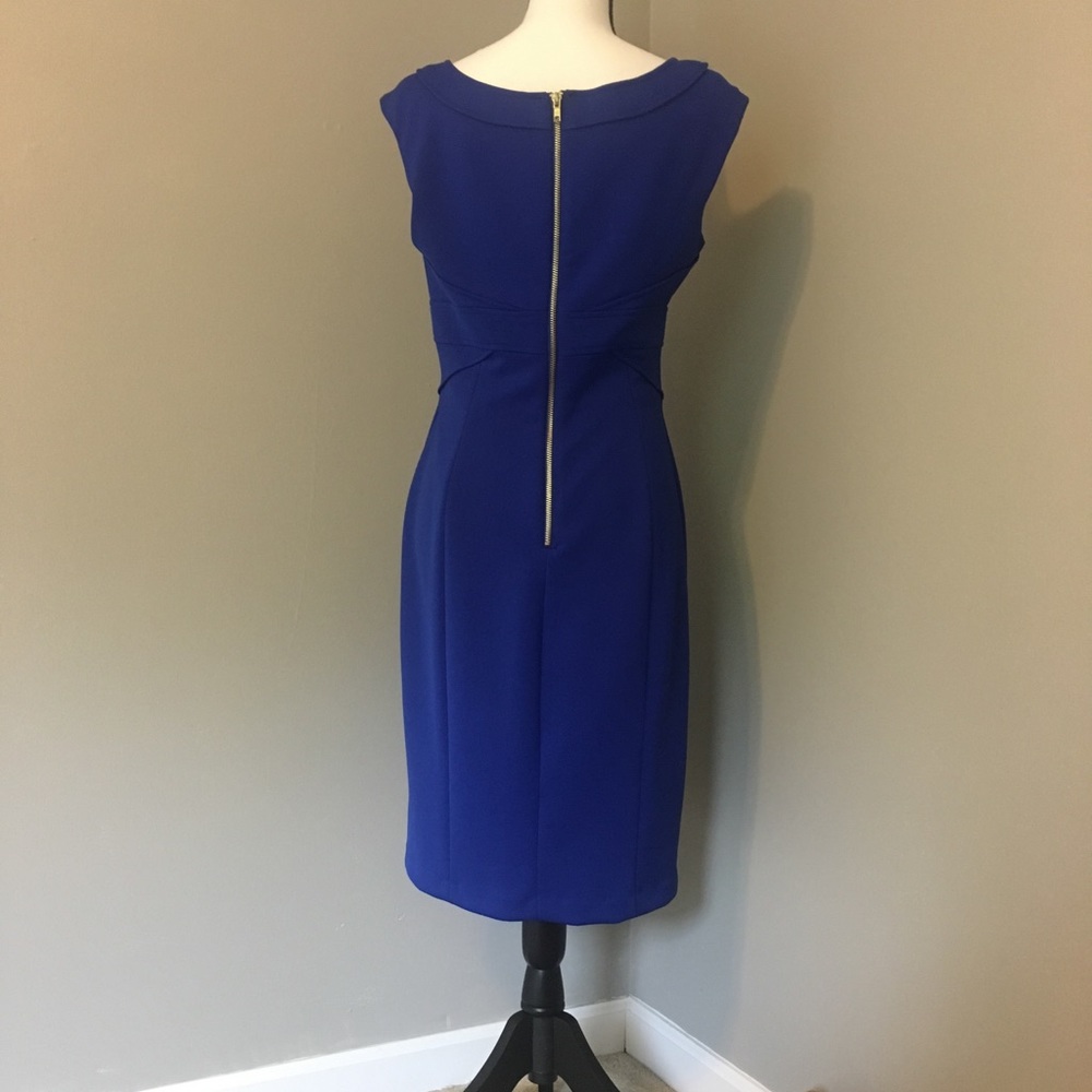 Maggy London Royal Blue Cocktail Dress - Picture 7 of 8